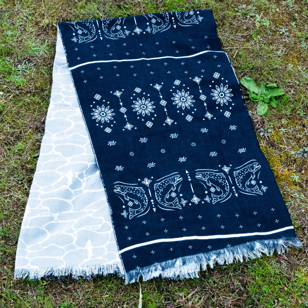 Minowa Vest Laboratory × PRIRET 伝統と遊び心が詰まった「MOUNTAIN STREAM STOLE」